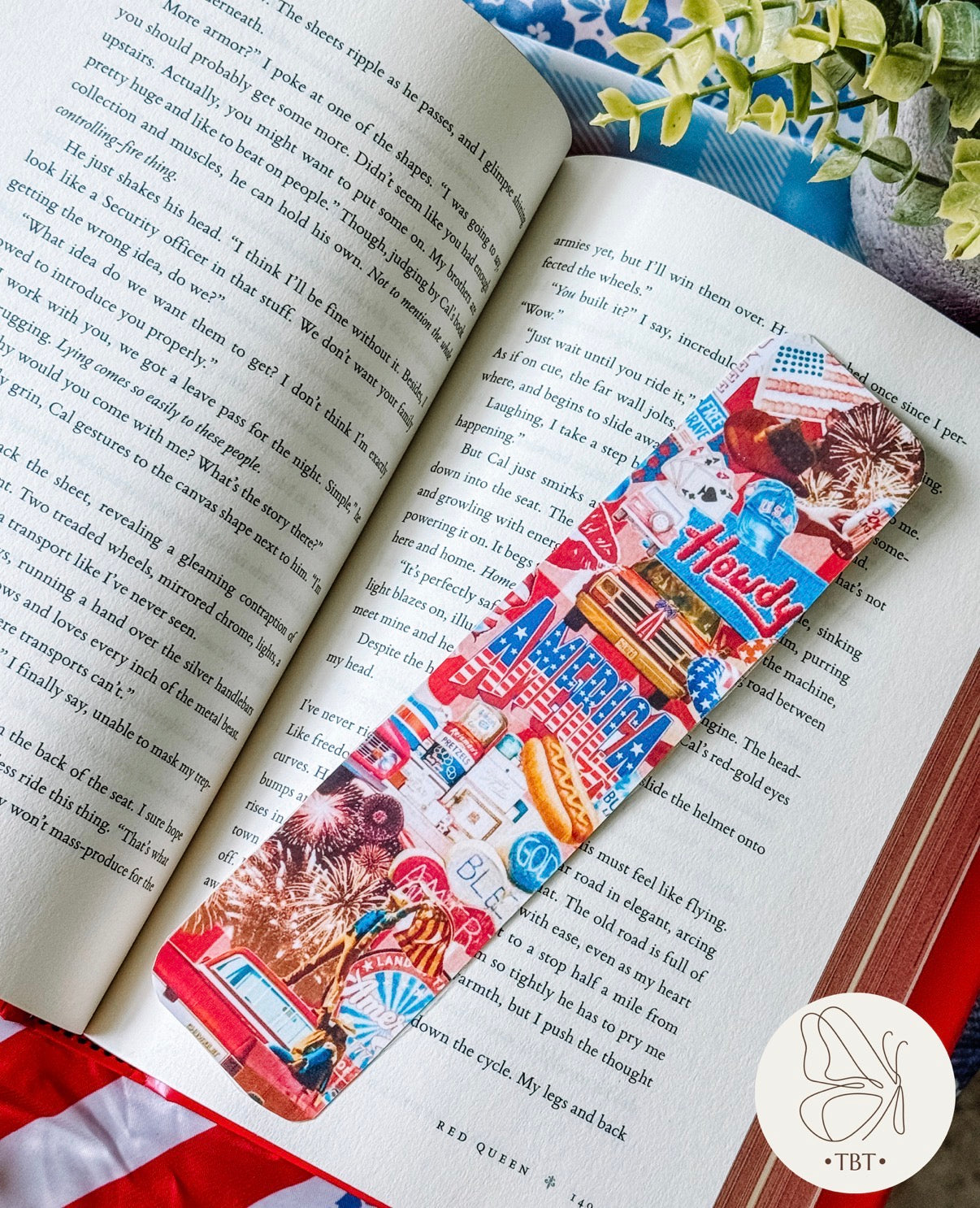 All American Summer Bookmark