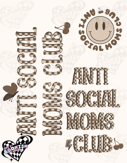 Brown Anti Social Moms Club Bundle