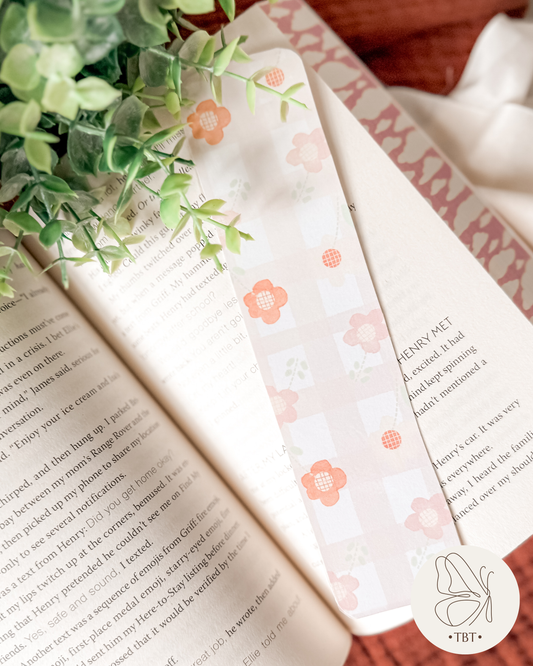 Booked & Blooming Bookmark